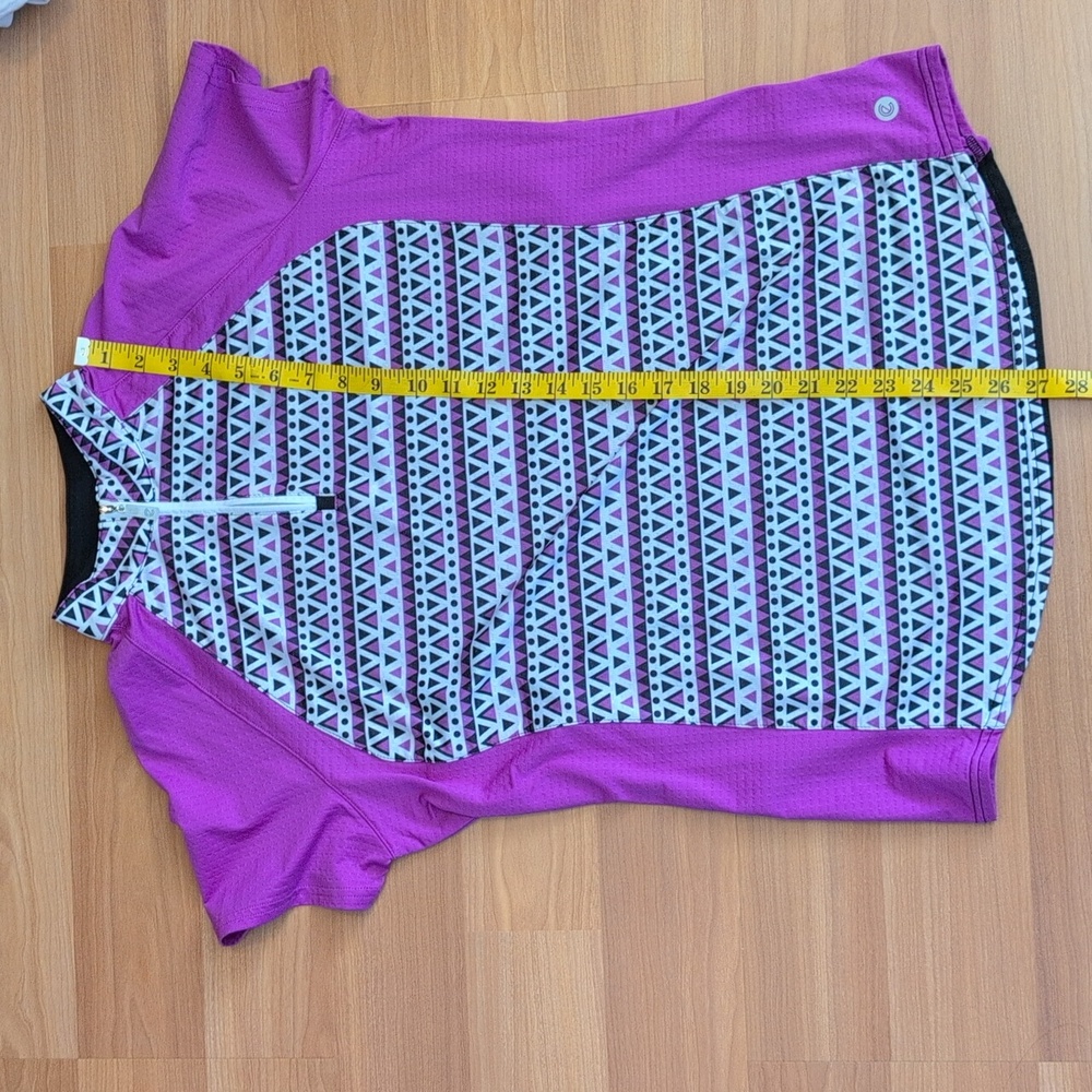 Bette & Court Women's Short Sleeve Golf Top Size L - Picture 5 of 7
